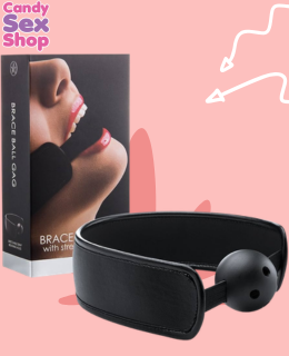 13.  Brace Ball Gag – Black (ja6250)