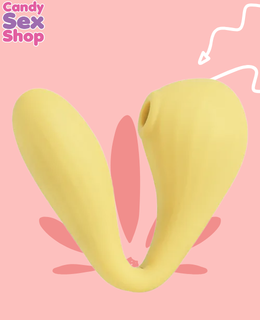 257. Magic Bobi   2 In 1 Bendable Vibrating   Yellow (ja8435) (5)