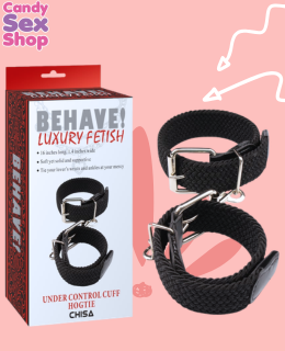 77. Under Control Cuff Hogtie   Black (ja8642)