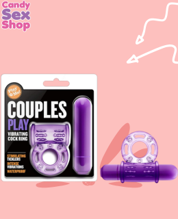55. Play With Me   Couples Play   Vibrating Cock Ring – Purple (ja5861)