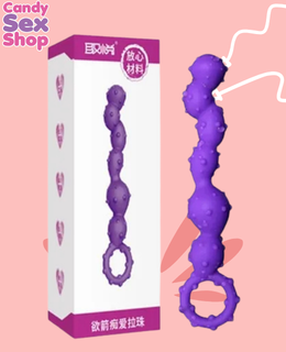 23.  Anal Beads Purple   010 (ja6704)