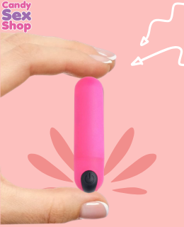 109. (ja5523) Bang! Vibrating Bullet With Remote Control   Pink