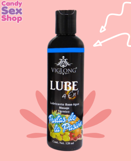 144.  Viglong Lube 4 Oz 4 En 1 Frutas De La PasiÓn (ja6102)
