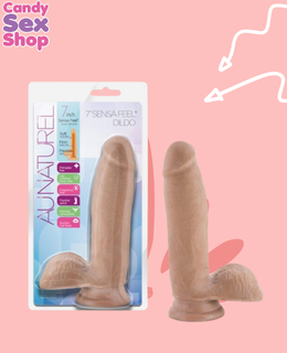 290. Au Naturel   7 Sensa Feel Dildo   Latin (ja8256)