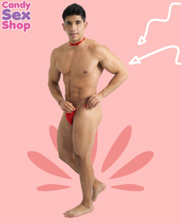 41. TangÓn Broches De Malla Rojo Ta27 (ja8576) (2)