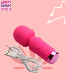 311. 10x Mini Silicone Wand   Pink (ja8007) (3)