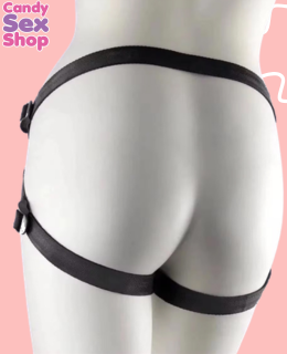 92. Arnes Para Doble Dildo Con 2 Argollas   Rojo (ja8218) (3)