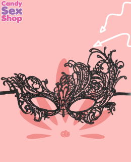 8.  Lace Eye Mask   Royal (ja7033) (2)