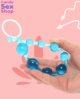 4. Sassy Anal Beads Blue Hi Basic (ja3434) (5)