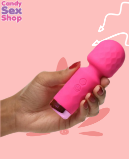311. 10x Mini Silicone Wand   Pink (ja8007) (6)