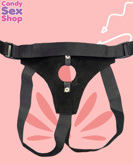 05. ArnÉs De Piel Modelo Suspensorio   Morado (bikini) (ja5343) (2)