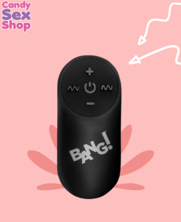 111.  Bang! Cock Ring & Bullet W Remote Control   Purple (ja6586) (7)