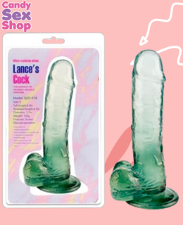 266. Lance´s Cock Jelly Dildo Grande – Green(ja8060)