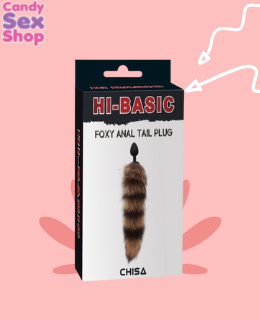 193.  Foxy Anal Tail Plug Brown (ja5470)
