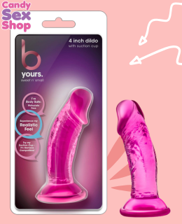 184.b Yours   4 Inch Dildo   Pink (ja7299)