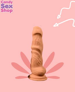 254. Dildo Silicon Liquido Texturizado Lilo 7.5 Pulgadas(ja7914) (2)
