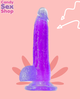 334. Dildo Neon 02 Brilla En La Oscuridad – Purple (ja7476) (2)