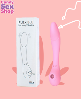 349. Milra Flexible Sucking Vibrator   Rosa (ja8259)
