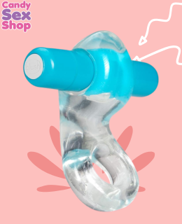 119.  Delight Vibrating C Ring   Blue (ja6830) (2)
