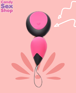 96.  Bang! 10x Vibrating Silicone Egg With Remote Control   Pink (ja6308) (4)