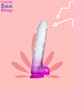 Bicolor Dildo Qs D019 Purple (ja8459) (2)