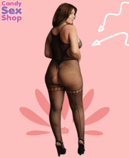156. Bodystocking Fish And Fence Net (ja7827) (2)