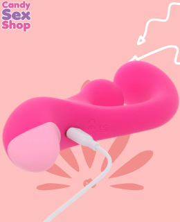277. Bang! Gyro Rabbit Silicone Vibrator – Pink (ja8820) (5)