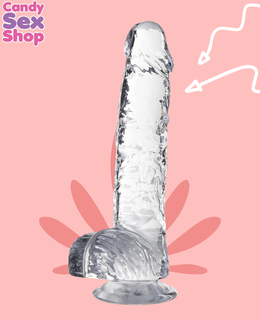 363. Naturally Yours   6 Inch Crystalline Dildo – Diamond (ja8725) (2)