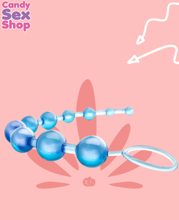 4. Sassy Anal Beads Blue Hi Basic (ja3434) (6)