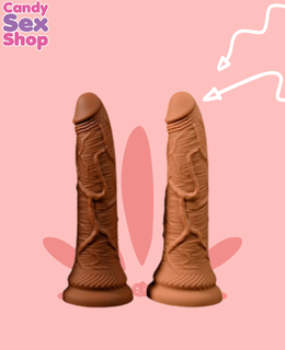 265. Dildo Silicon Liquido Texturizado 7.9 (ja8047)