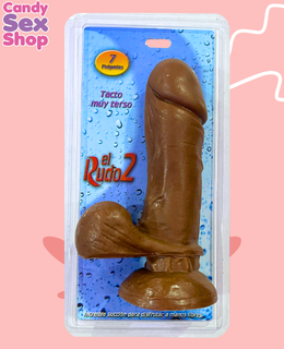 03. Dildo De Latex El Rudo 2 Brown (ja4531)