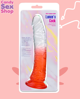 237. Jelly Lover Dildo 8 Inch – Rojo (ja7909)