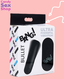 108. (ja6353) Bang! Vibrating Bullet With Remote Control   Black