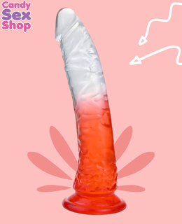 237. Jelly Lover Dildo 8 Inch – Rojo (ja7909) (2)