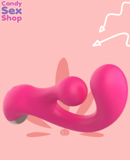 277. Bang! Gyro Rabbit Silicone Vibrator – Pink (ja8820) (4)
