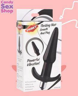 180. Fr Vibrating Thrilling Smooth Anal Plug – Black (ja5525)