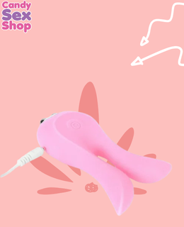 188. Rabbit Ears Vibrator – Pink (ja8279) (2)