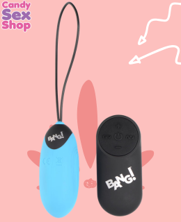 42.  Bang! 28x Grooved Silicone Egg   Blue (ja6368) (2)