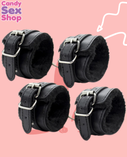 138. Set Bdsm Kit Handcuff Black(ja8136)