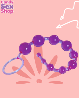 2. Sassy Anal Beads Moradas Hi Basic Chisa (ja3306) (4)