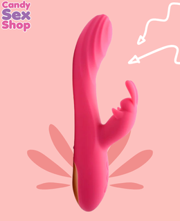 209. Power Bunnies Huggers 10x Silicone Rabbit Vibrator – Pink (ja8231) (2)