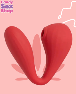 106.  Magic Bobi   2 In 1 Bendable Vibrating   Red (ja6628) (3)