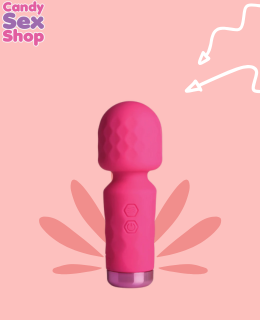 311. 10x Mini Silicone Wand   Pink (ja8007) (2)