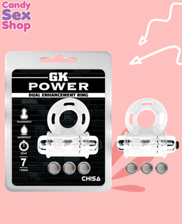 83.  Vibrating Bull Ring Clear (ja3671)