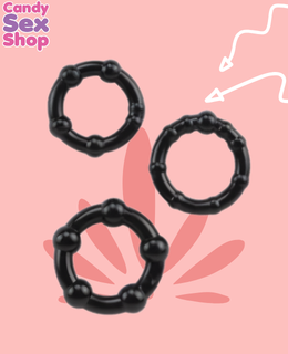 19. Get Lock Beaded Rings Black Chisa (ja3234) (2)