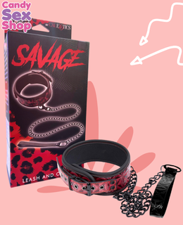 130. Savage Leash And Collar (ja8012)