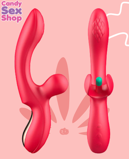 220. Anna Flapping Vibrator   Red (ja8311) (3)