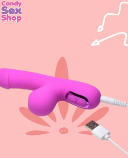 186. Mini Suction Rabbit Vibrator   Purple (ja8009) (5)