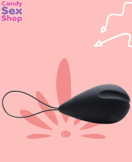 52.  Bang! 10x Vibrating Silicone Egg With Remote Control   Black (ja6077) (3)