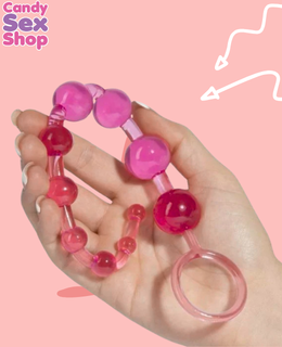 3. Sassy Anal Beads Pink Hi Basic (ja3433) (7)